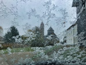 De eerste sneeuw in de Ardennen