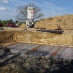 Constructie van het vakantie huis Villa Natica in Bütgenbach