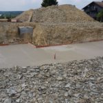 Constructie van het vakantie huis Villa Natica in Bütgenbach