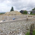 Constructie van het vakantie huis Villa Natica in Bütgenbach