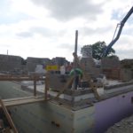 Constructie van het vakantie huis Villa Natica in Bütgenbach