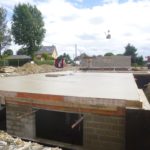 Constructie van het vakantie huis Villa Natica in Bütgenbach