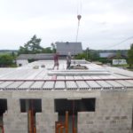 Constructie van het vakantie huis Villa Natica in Bütgenbach