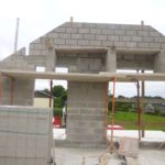 Constructie van het vakantie huis Villa Natica in Bütgenbach