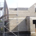 Constructie van het vakantie huis Villa Natica in Bütgenbach