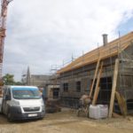 Constructie van het vakantie huis Villa Natica in Bütgenbach
