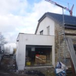 Constructie van het vakantie huis Villa Natica in Bütgenbach
