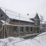 Constructie van het vakantie huis Villa Natica in Bütgenbach