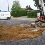 Constructie van het vakantie huis Villa Natica in Bütgenbach
