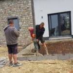 Constructie van het vakantie huis Villa Natica in Bütgenbach