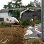 Constructie van het vakantie huis Villa Natica in Bütgenbach