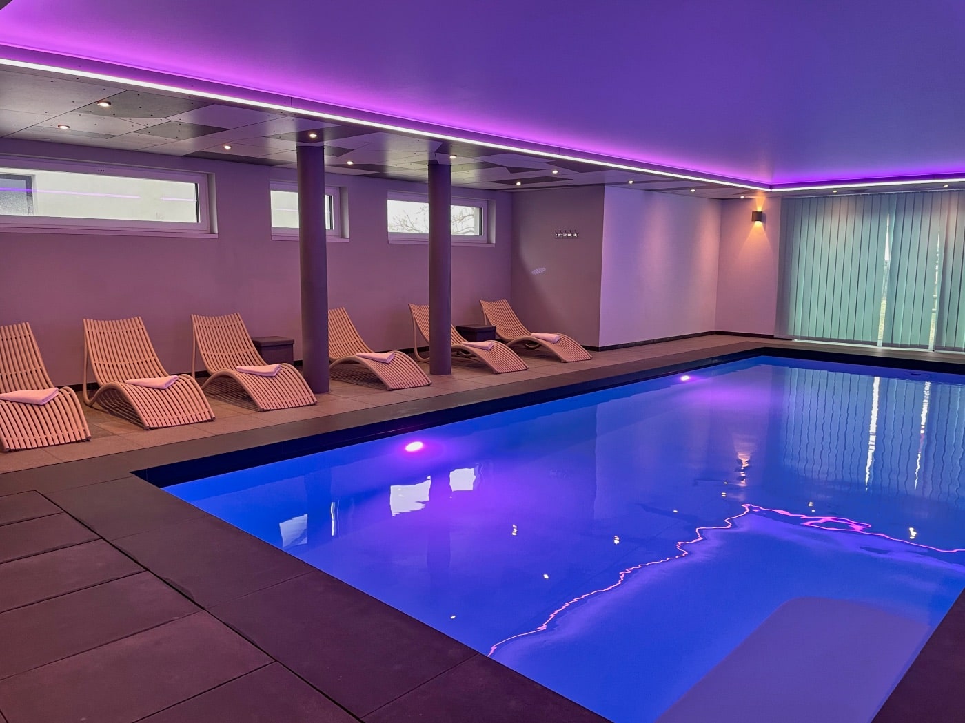 Beheizter Swimming Pool mit Aussicht und Gegenstromanlage